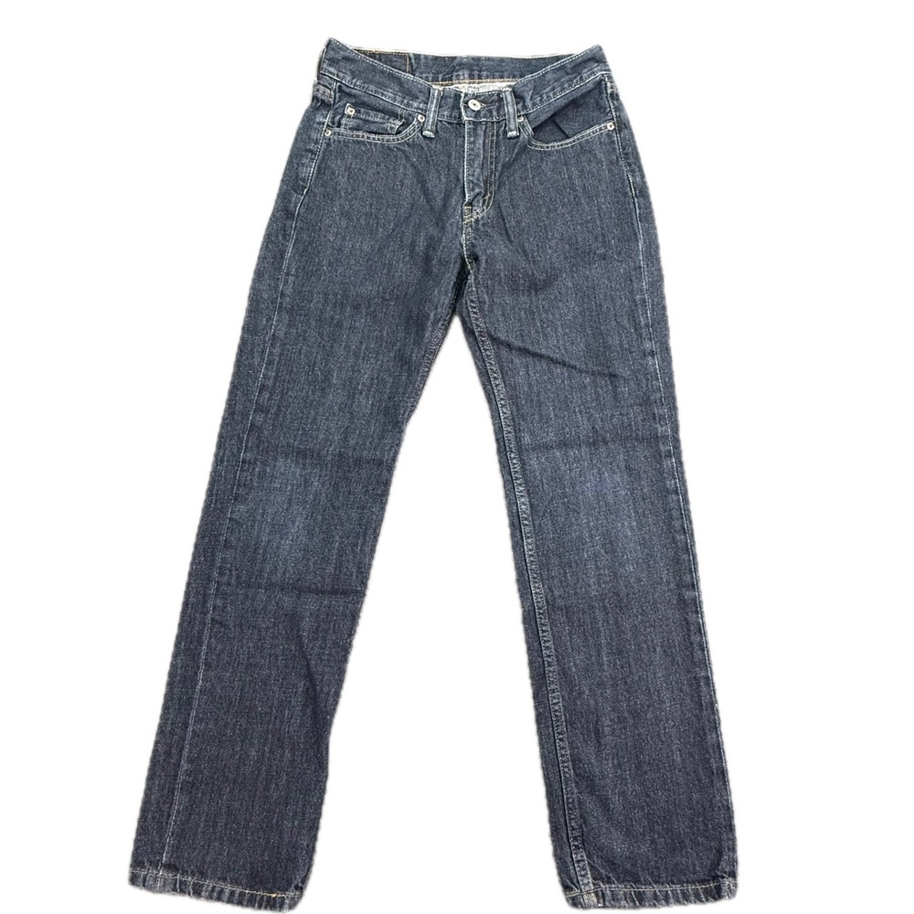 Levi's 514 Jeans Mens 29x30 Dark Wash Blue Straight Leg Denim 00514-4010